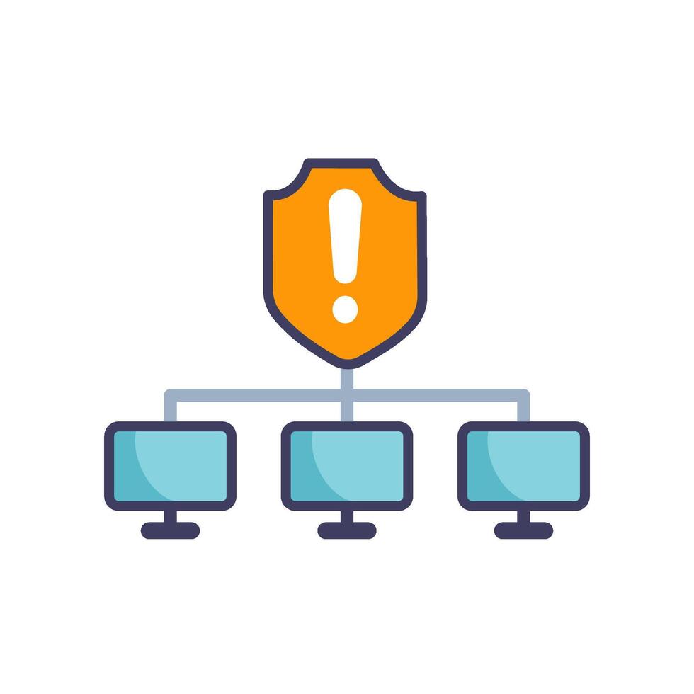 Symbolizing the process of identifying and mitigating security weaknesses. vector