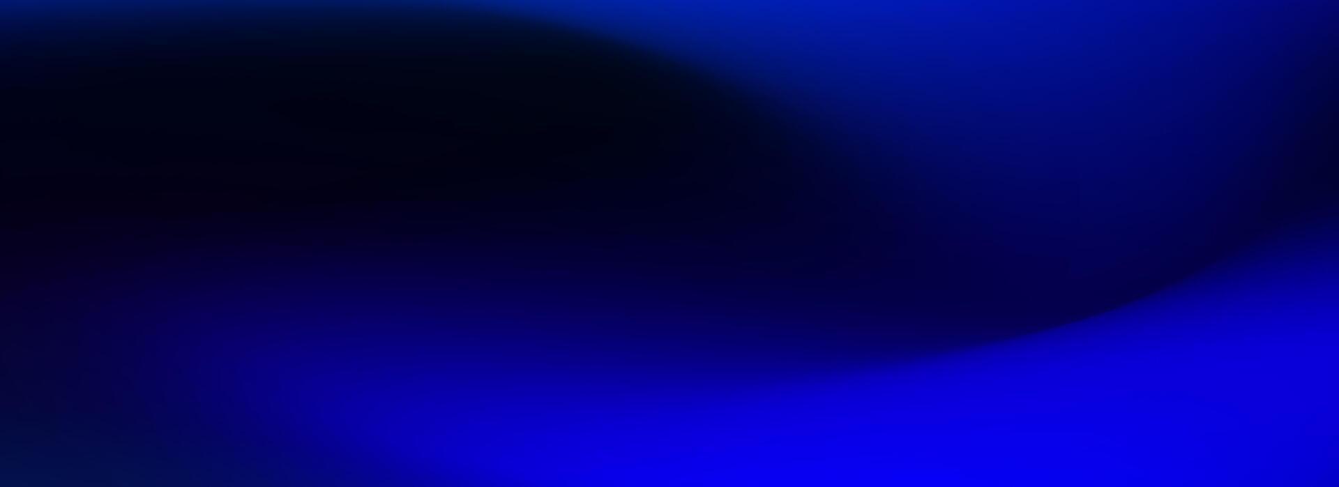 Deep blue ocean gradient wallpaper. Abstract deep dark navy underwater background. Night sky and deep water surface design. Blur sea backdrop for presentation, banner, brochure, poster. vector