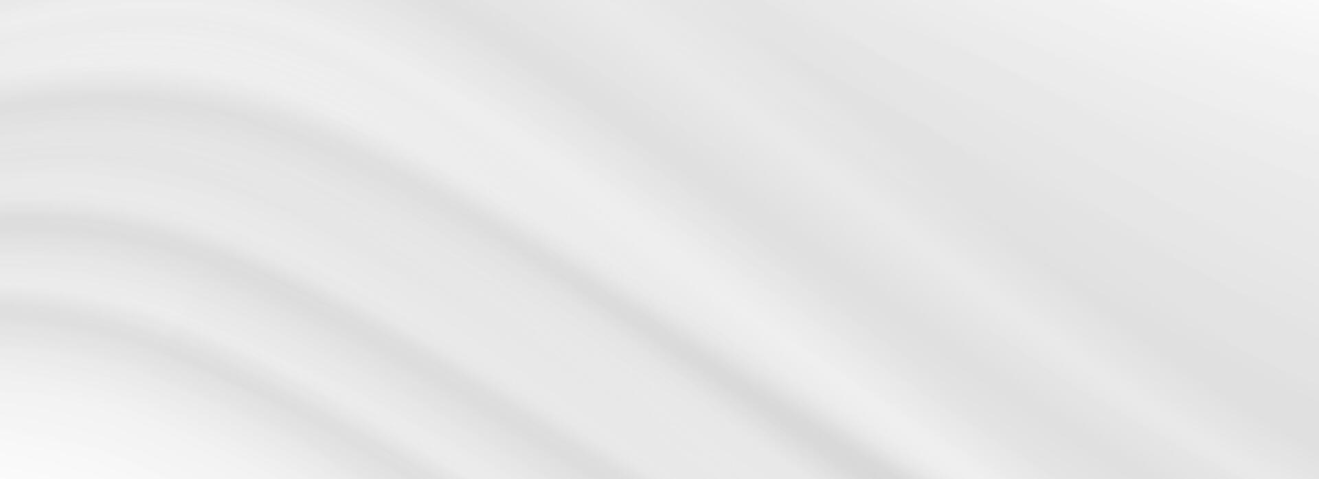 Smooth grey wave background. Subtle curve cream texture. Abstract gray template wallpaper for medical, tech, cosmetic concept, poster, flyer, brochure. Soft gris gradient backdrop vector