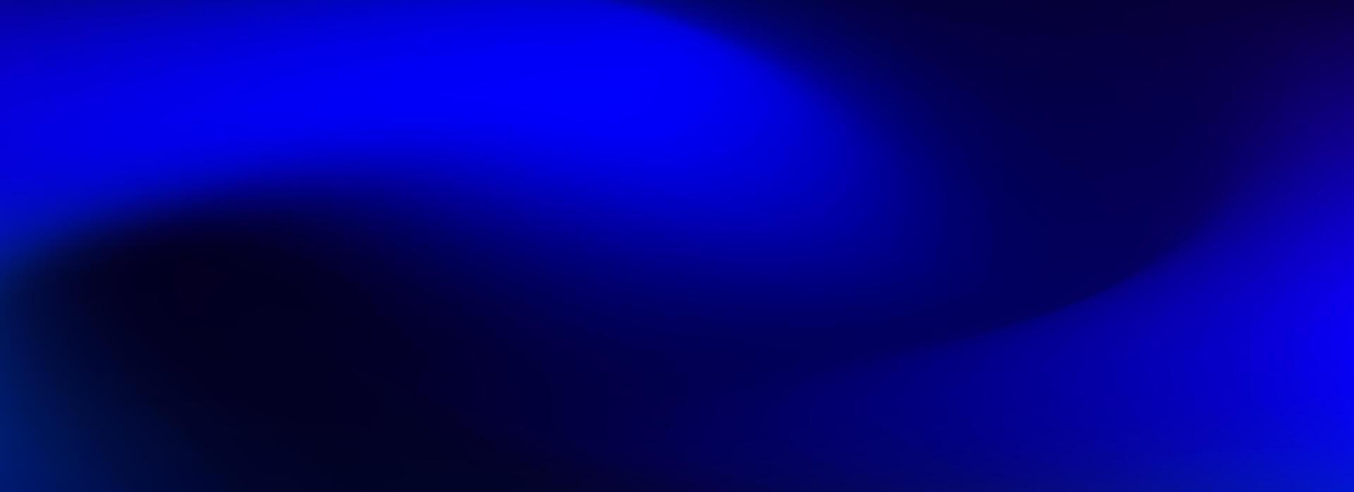 Deep blue ocean gradient wallpaper. Abstract dark navy underwater background. Blurred sea backdrop for presentation, banner, brochure, poster. Deep water or night sky concept vector