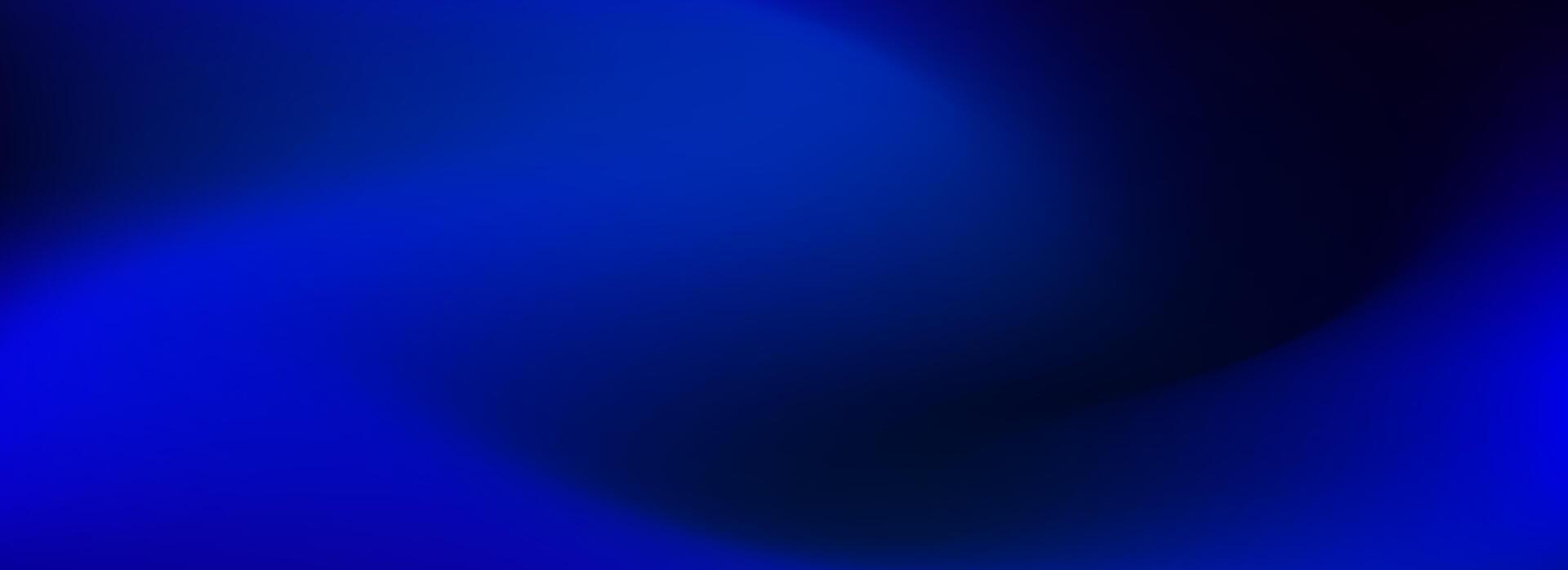 Deep blue ocean gradient wallpaper. Abstract deep dark navy underwater background. Blur sea backdrop for presentation, banner, brochure, poster. Deep water or night sky surface design vector