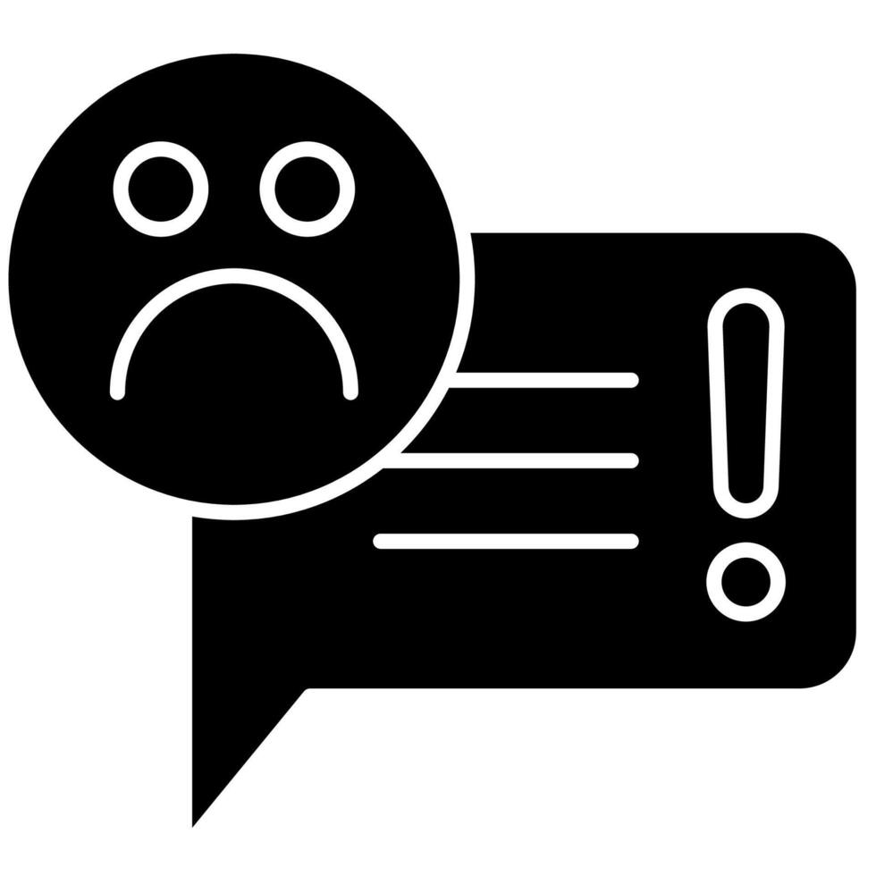 Complaint report solid style vector