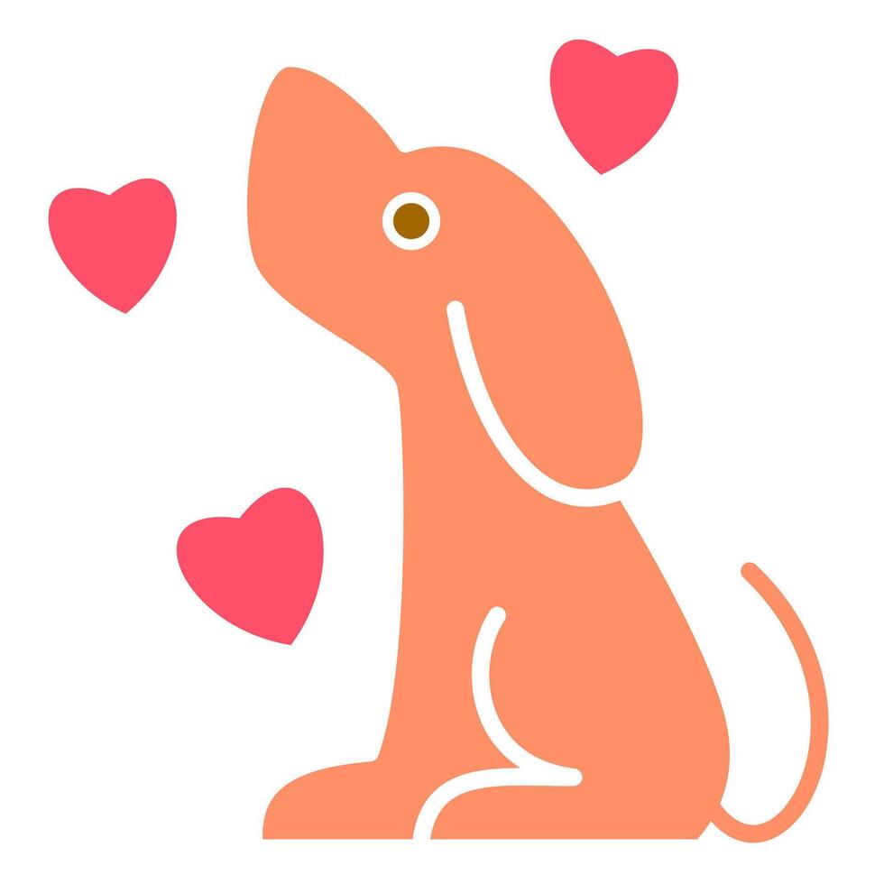 Pet Love animal illustration vector