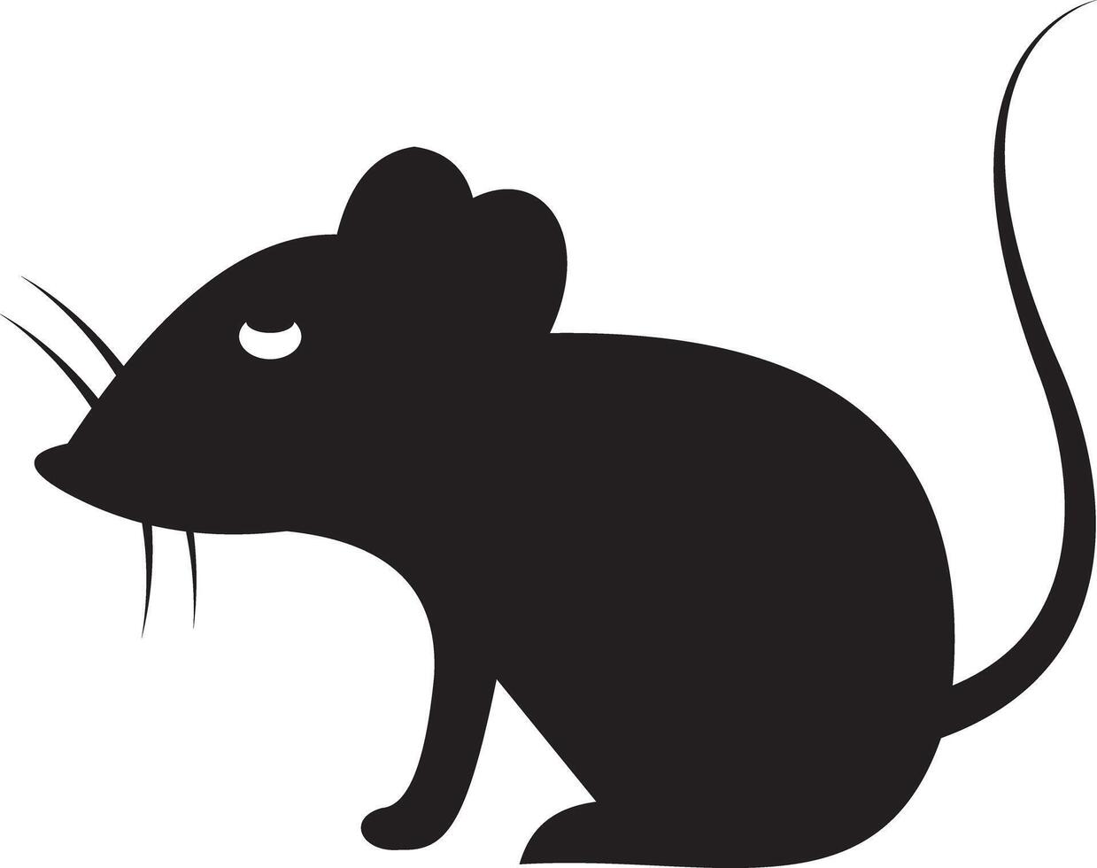mouse with cheese art vector