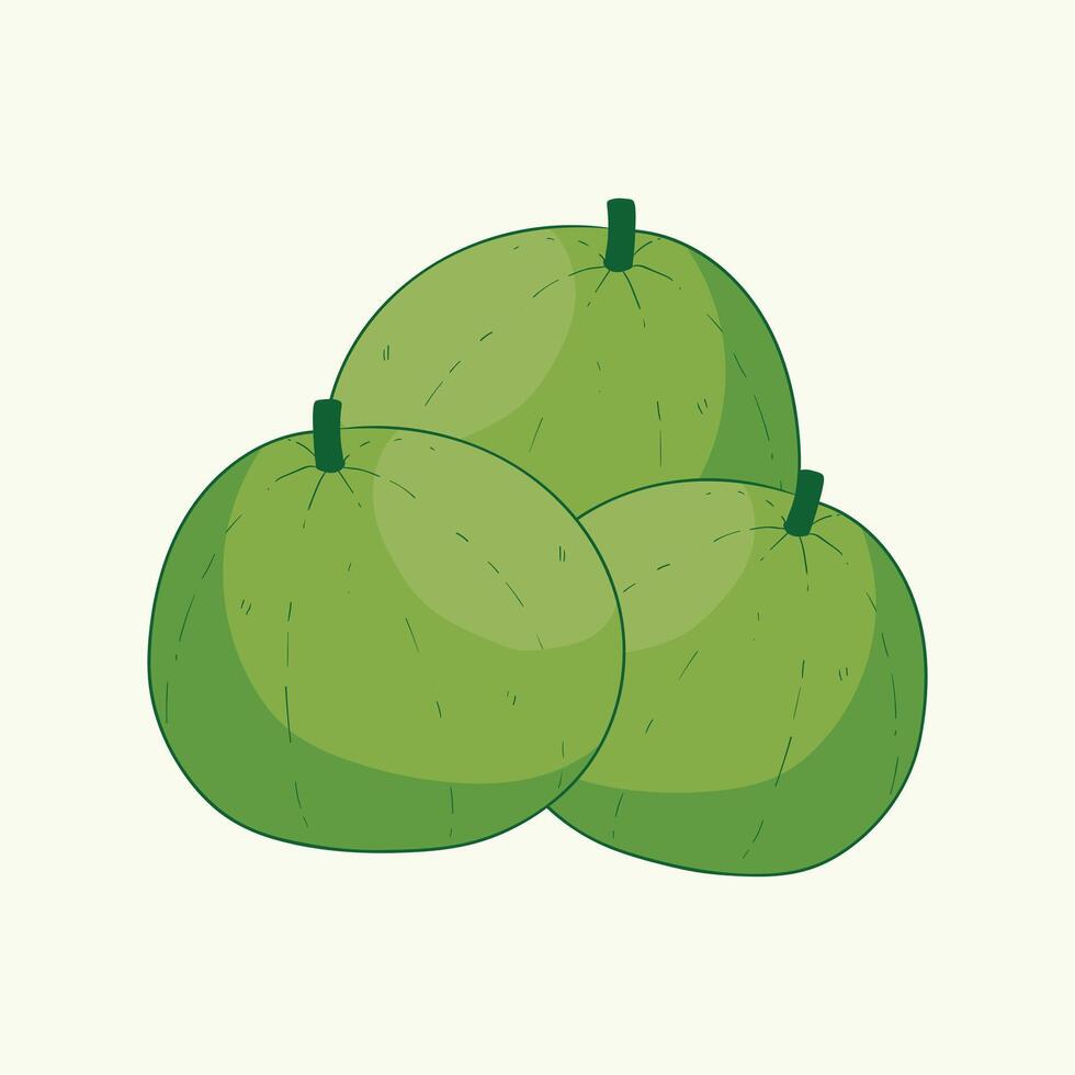 Graperuit Flat Design Cartoon Icon Illustration vector