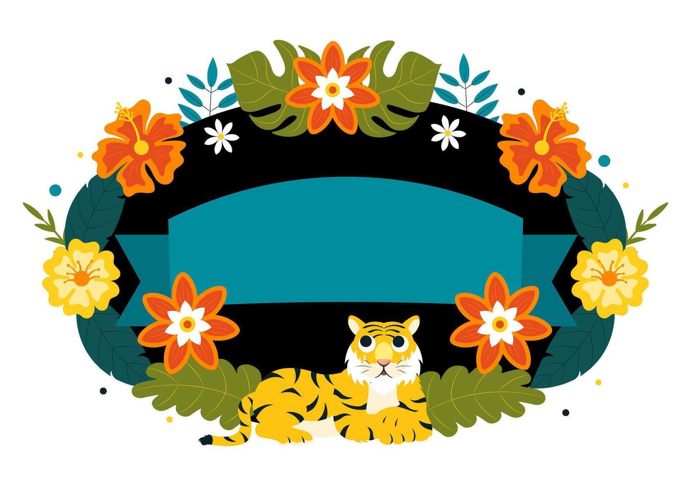 Flat Style Nature Cartoon for International Day of the Tropics vector