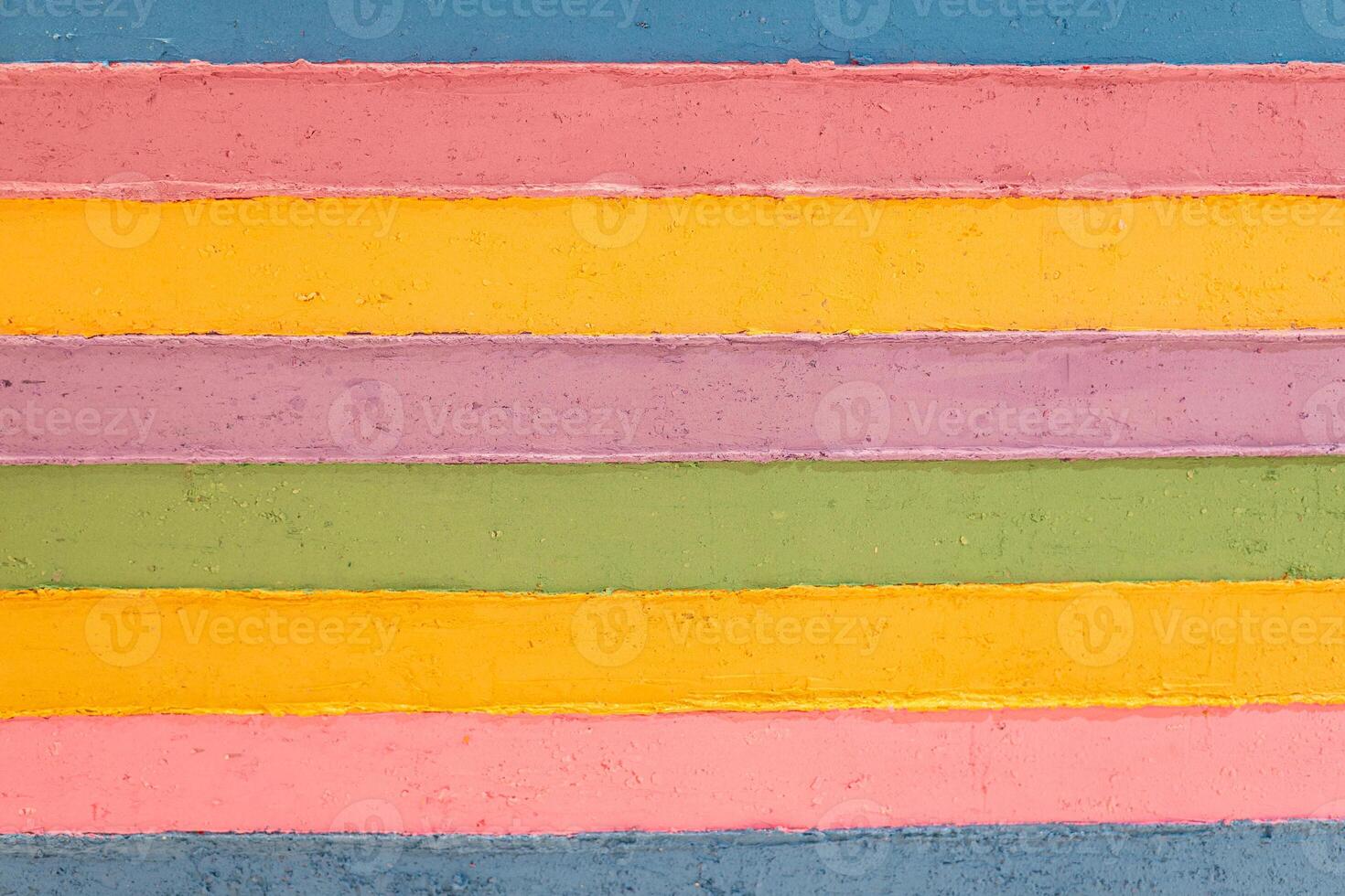 Colorful Stripes in Oil paint color Style. Grunge Fashion Texture. Canvas, Fabric Background. Colorful Minimalist Wall. photo