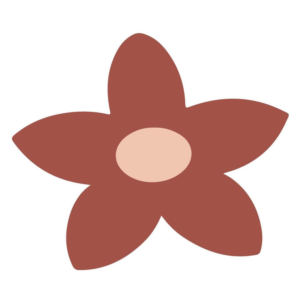 Hand Drawn Boho Floral Elements for Design vector