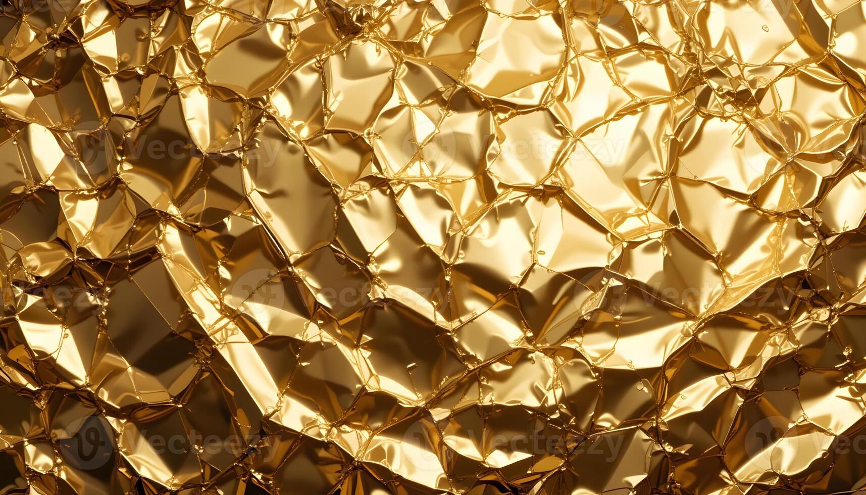 Abstract Gold Foil Texture Crumpled Metallic Surface Background Image photo
