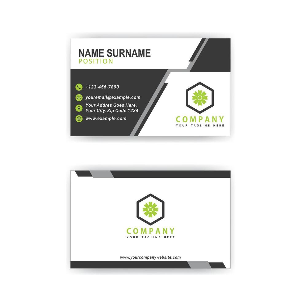 Creative Bussiness Card For Company. Minimalis Design Template. Creativie Bussiness Card for the simplicity look and using simple. vector
