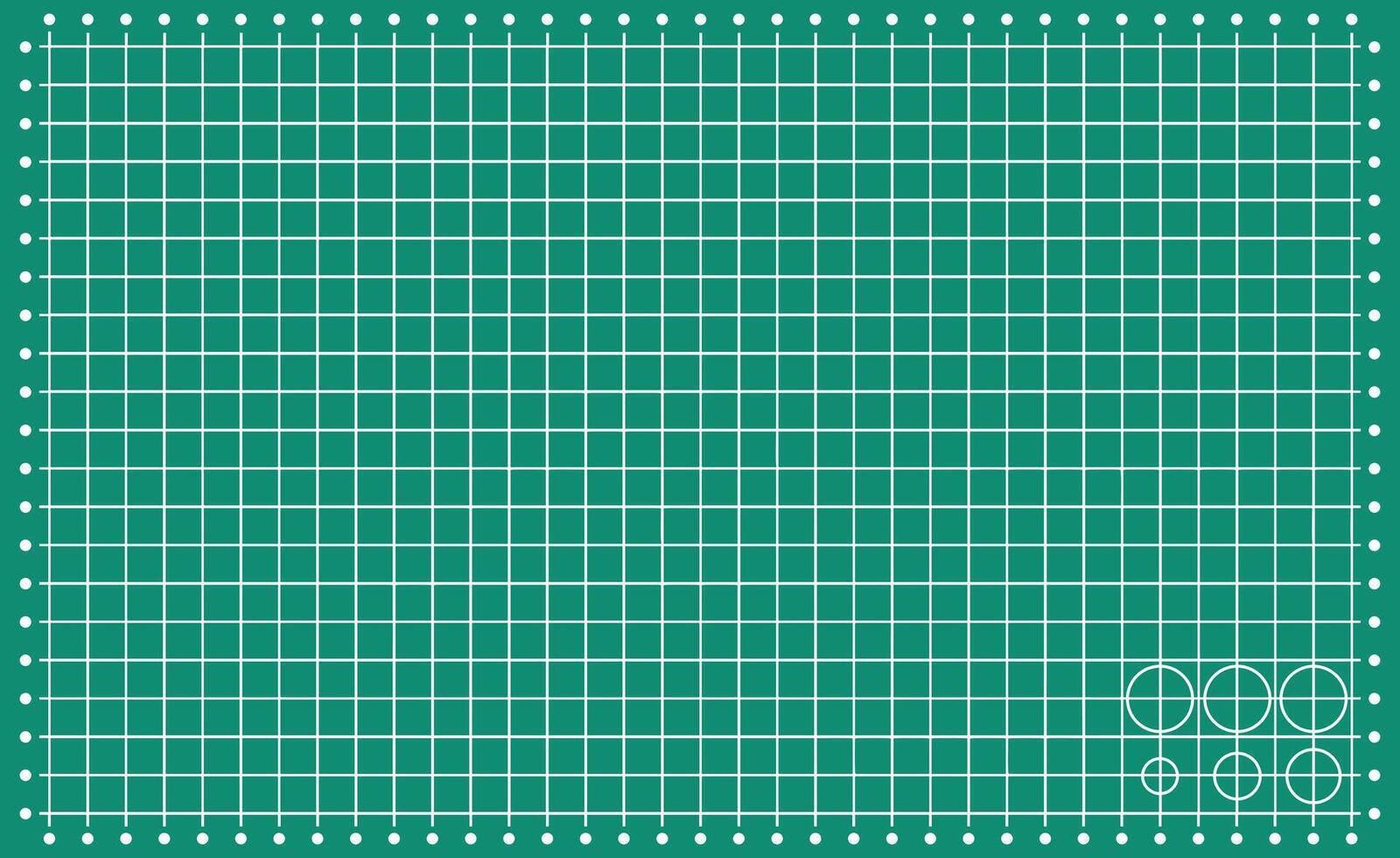 Green Grid Paper Texture with Square Pattern on White Background vector
