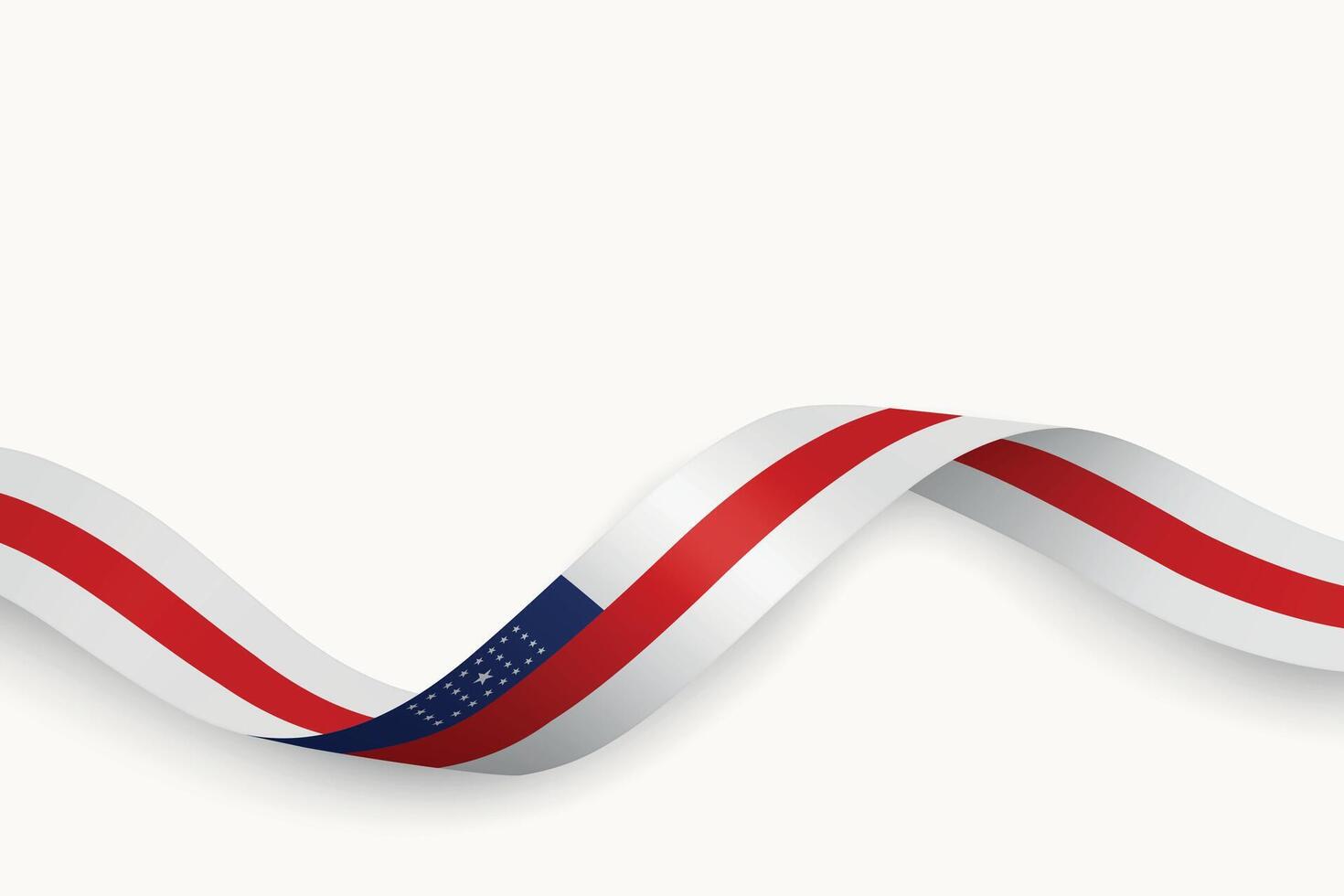 Amazonas flag on Waving ribbon. State of Brazil vector
