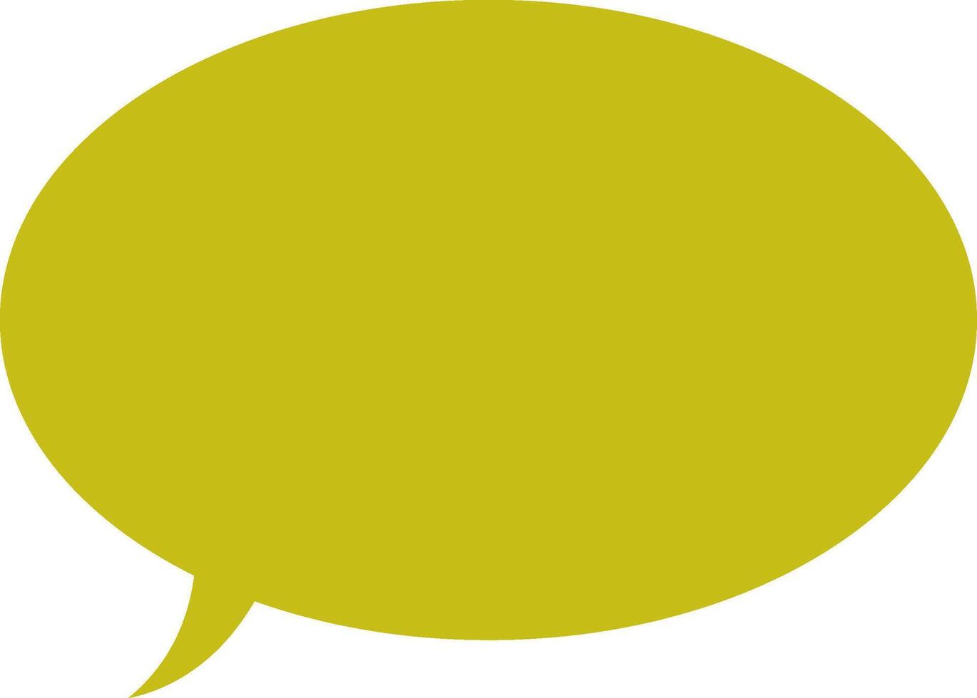 Flat speech bubble Icon. Talk bubble. Isolated background vector