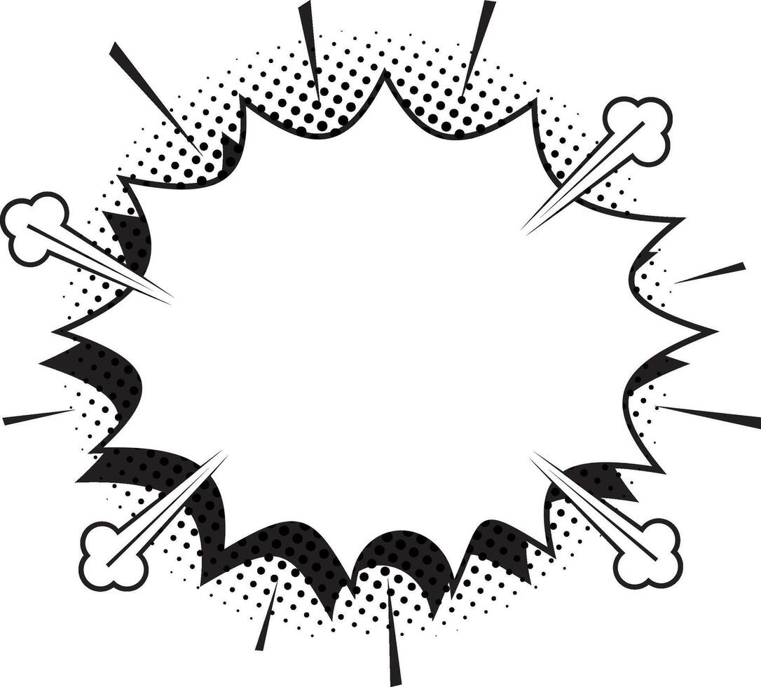 Boom comic book explosion. Cartoon effects explosion design element. Retro comic background pop art vintage style. vector