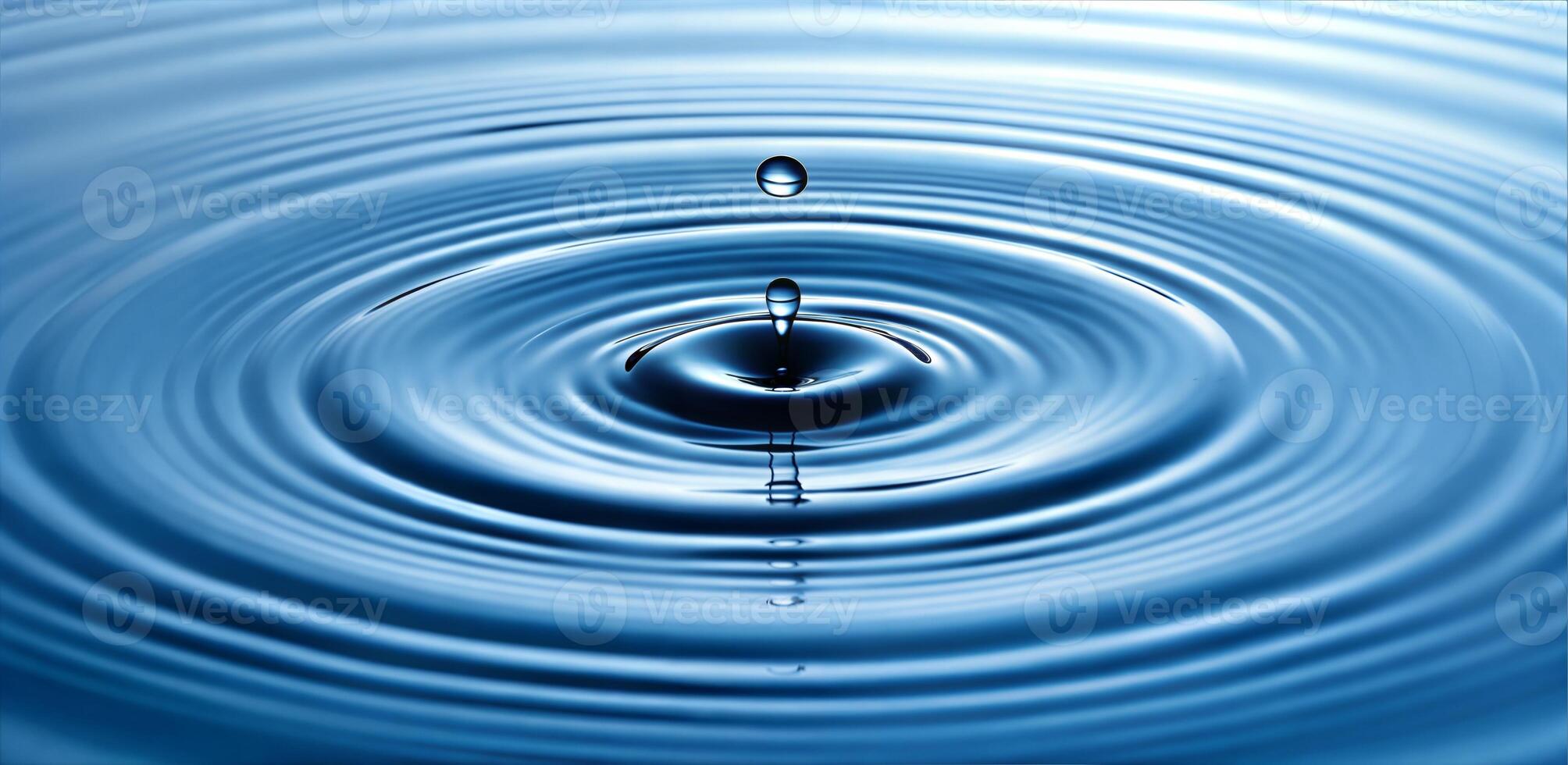 Clear Water Surface with Detailed Ripple Patterns photo