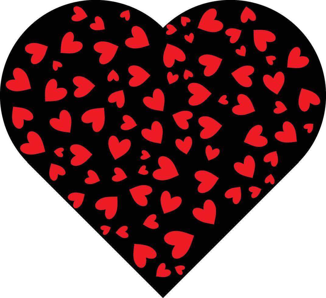 valentine hearts clip art vector