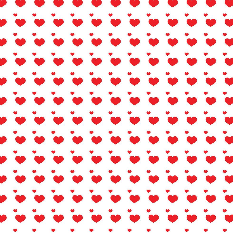 Minimal heart seamless pattern love themed digital design background vector