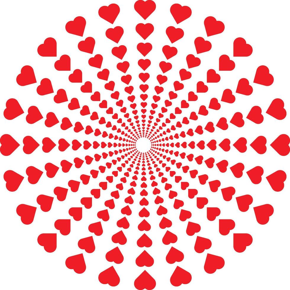 Love Shape Art for Trendy and Aesthetic Design Projects vector