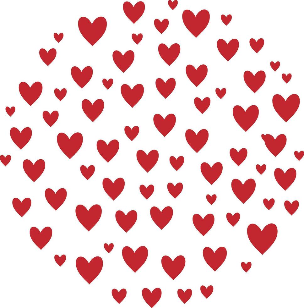 Stylish Modern Design with Abstract Love Shape Decorative Art vector