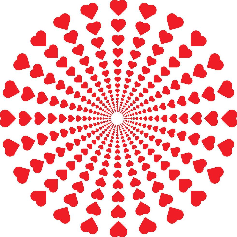 romantic heart design illustration great for lifestyle decor and digital artwork vector