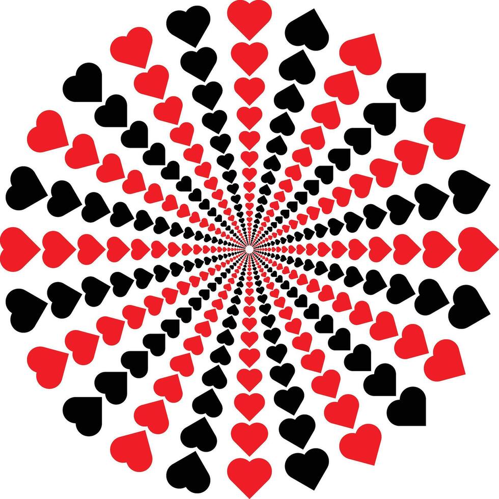 modern heart concept design suitable for interior decoration and creative projects vector