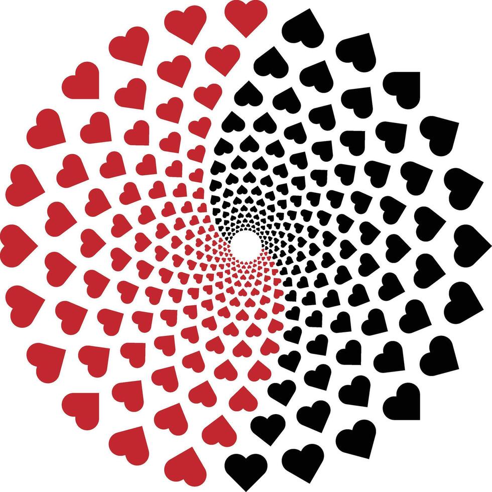 creative love shape design perfect for home decor and art projects vector