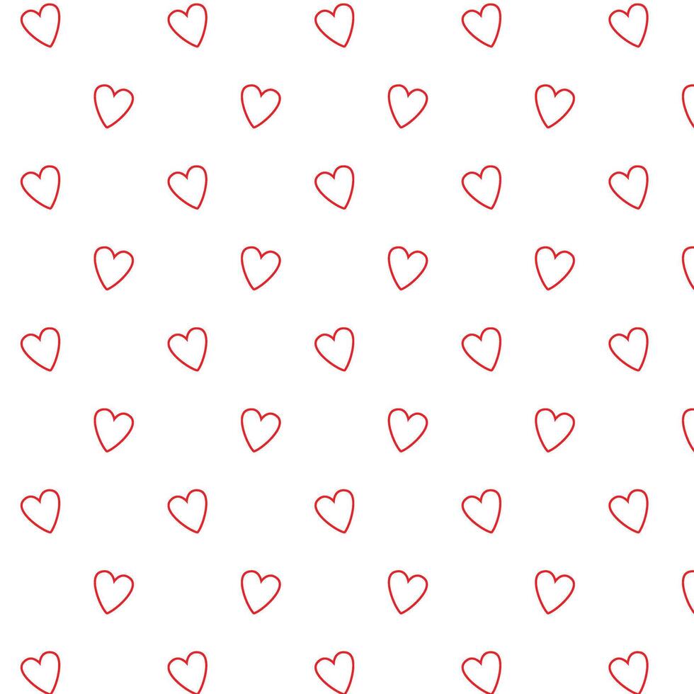 modern love shape seamless texture for decorative art projects vector