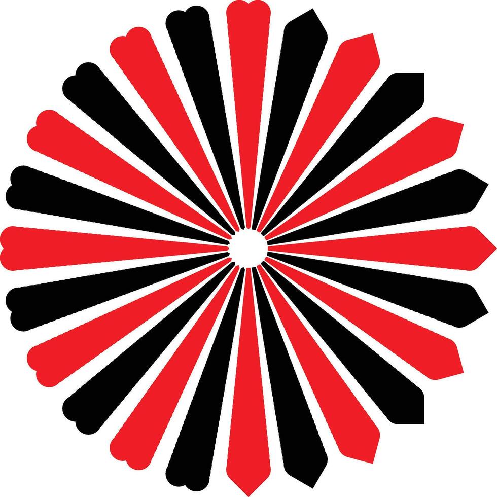 minimalist heart themed modern art ideal for digital and print use vector