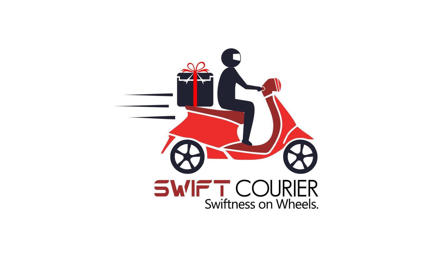 Courier Delivery Custom Design Logo vector