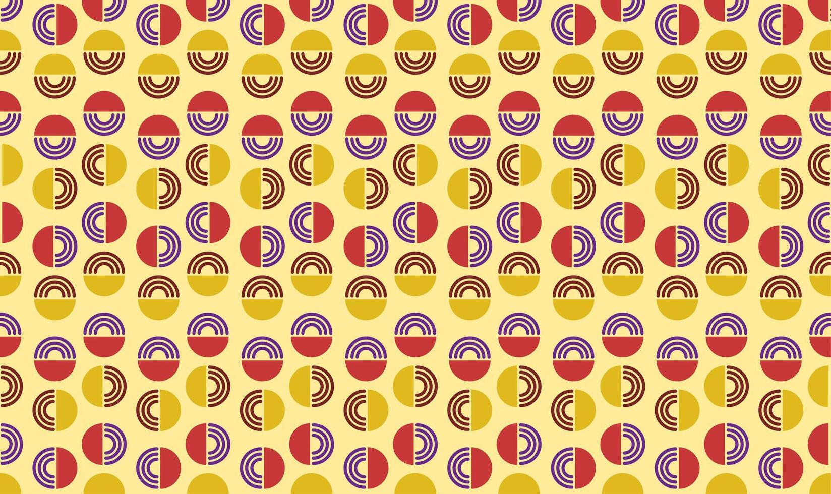 ircular Repeat Pattern Background vector