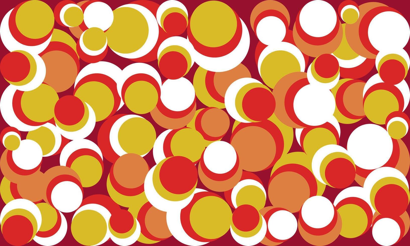 Round Seamless Pattern vector