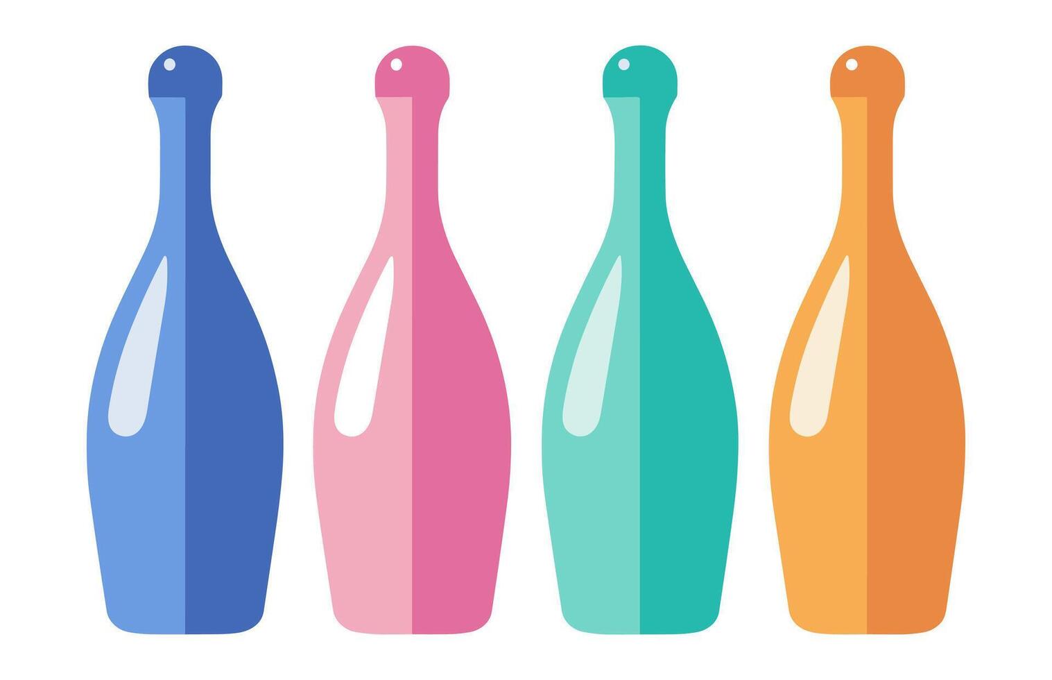 Ten Pin Bowling illustration Clipart isolated on a white background vector