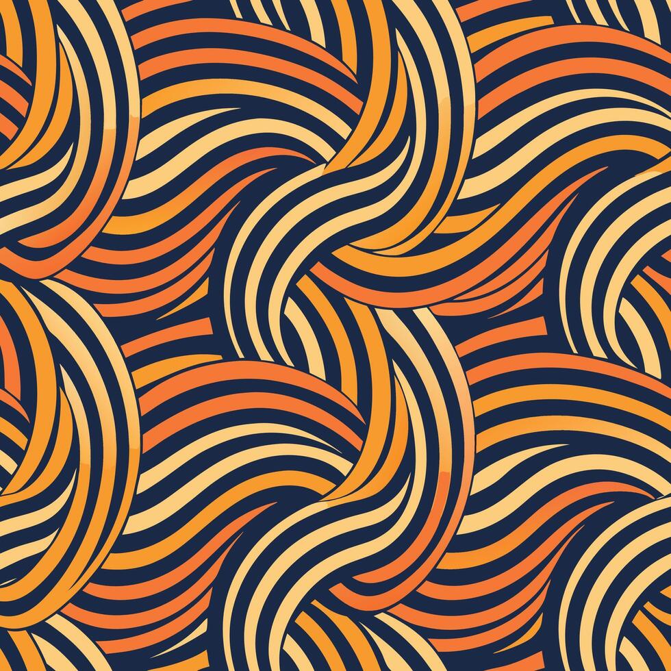 a colorful abstract pattern with wavy lines vector