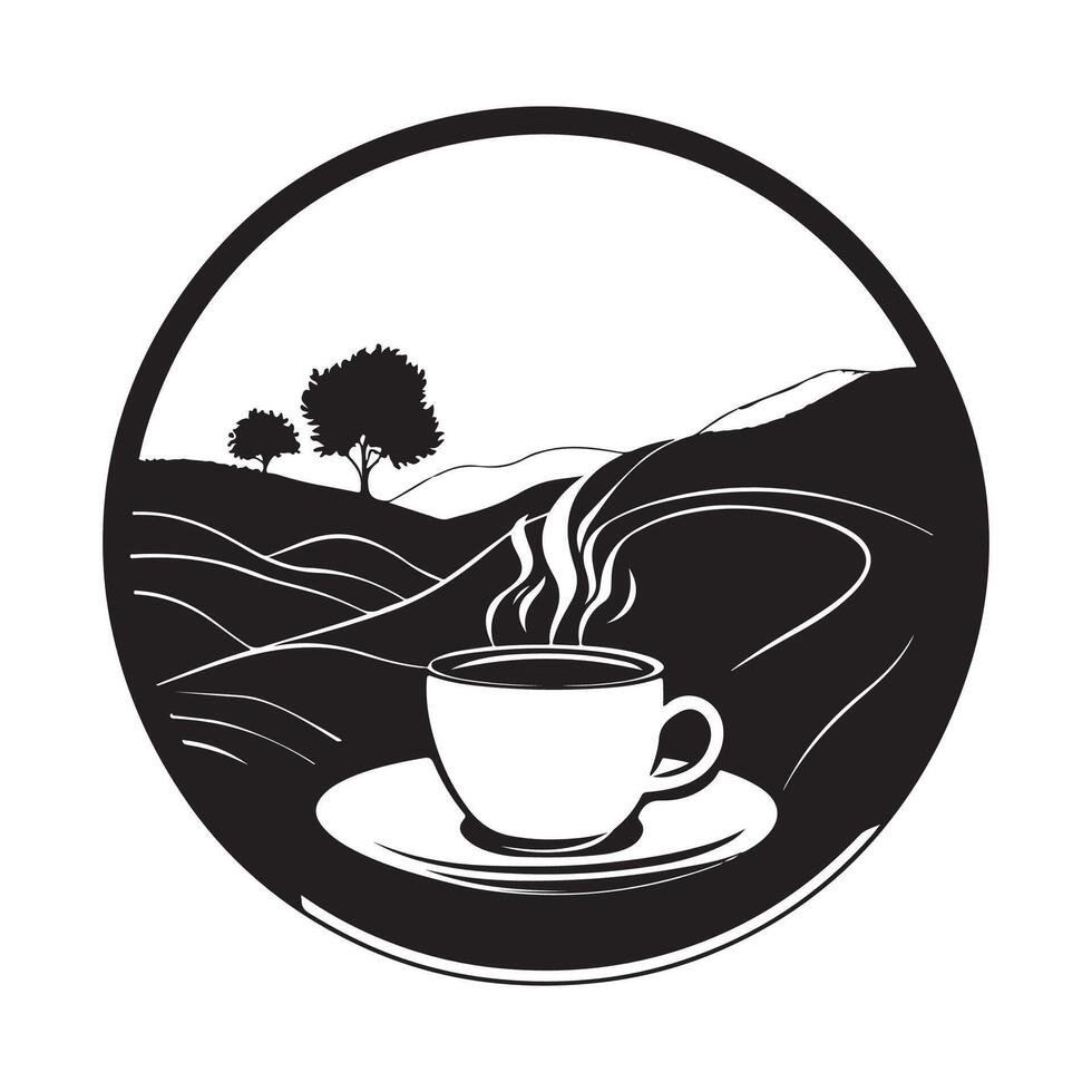 Coffee Breakfast logo Design Image. Coffee Breakfast Stock Illustrations vector