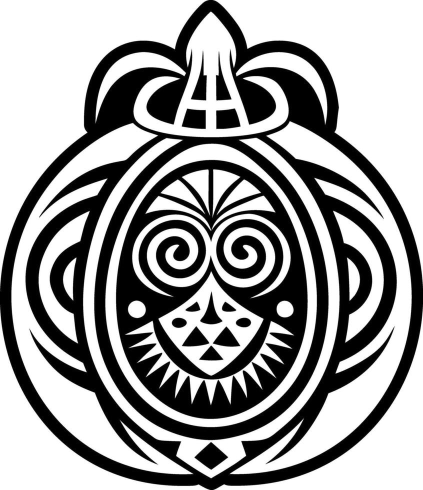 A glyph style icon of sacred gourd symbol vector