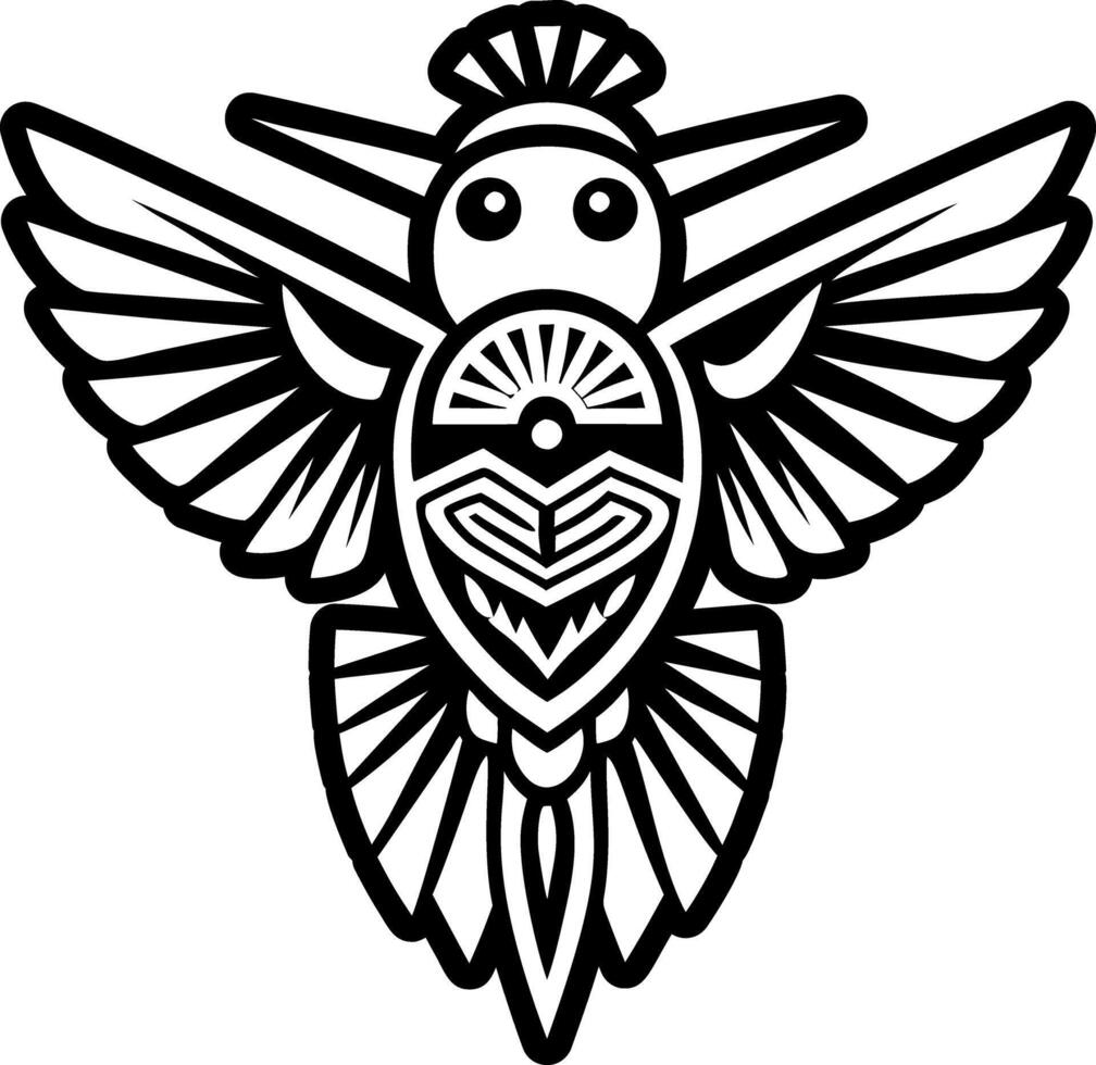 A glyph style icon of hummingbird symbol vector