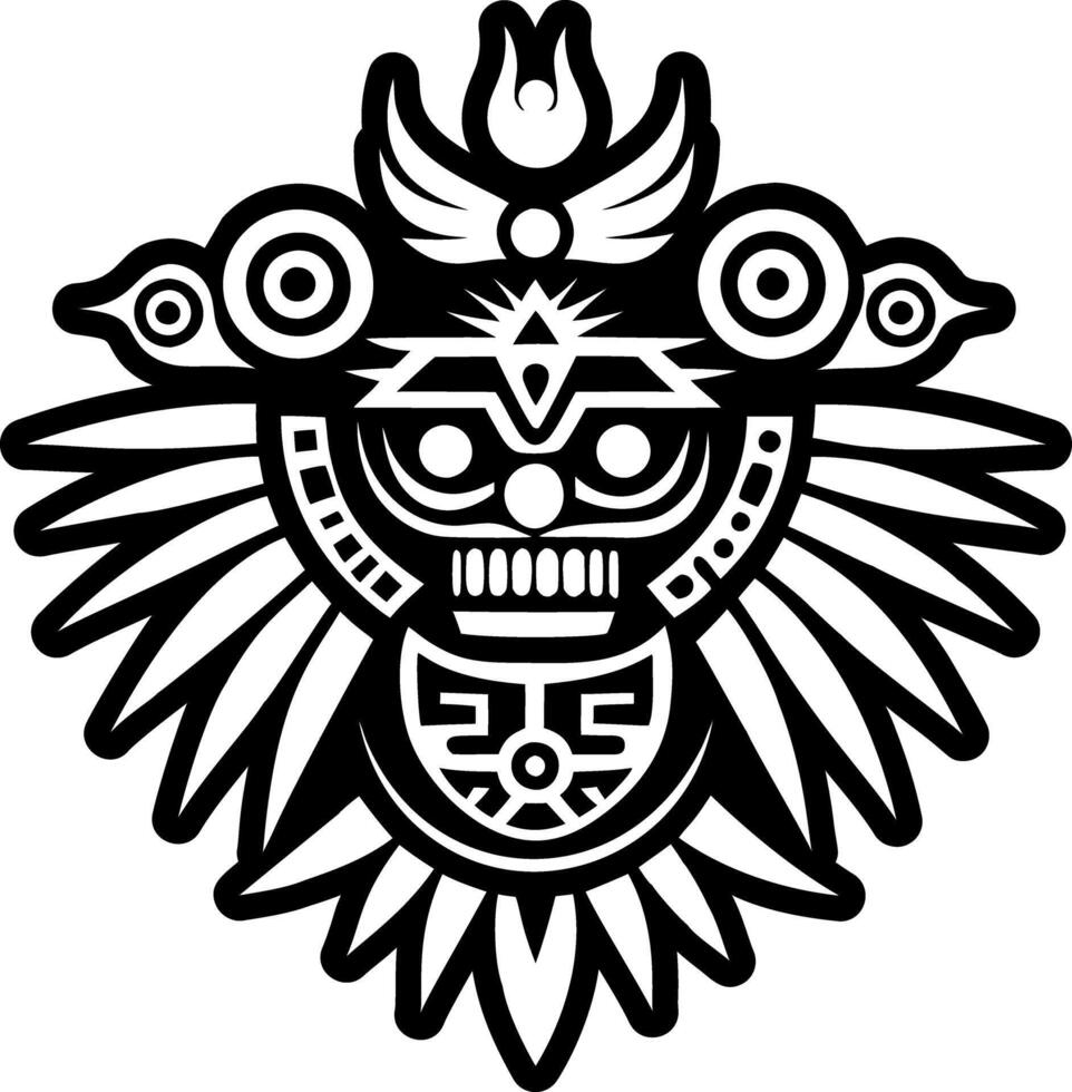 A glyph style icon of guardian symbol vector