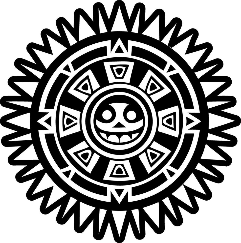 A filled style icon of sun disk symbol vector