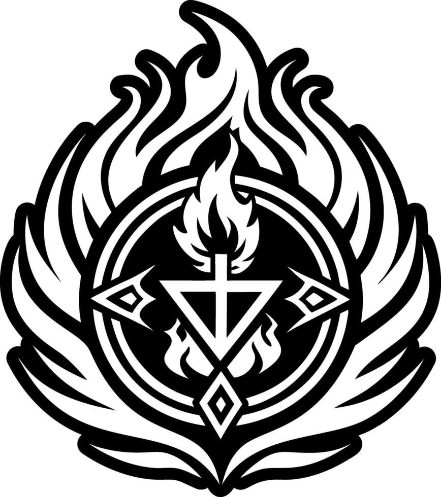 The logo for the fire emblem series vector