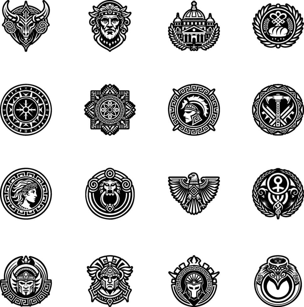 A glyph style icon of ballista symbol vector