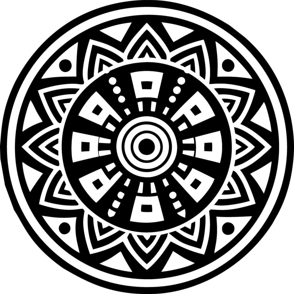 A solid style icon of healing circle symbol vector