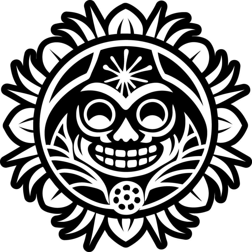 A glyph style icon of peru tattoo vector