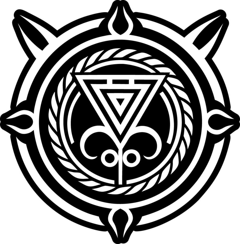 A glyph style icon of mars sign vector