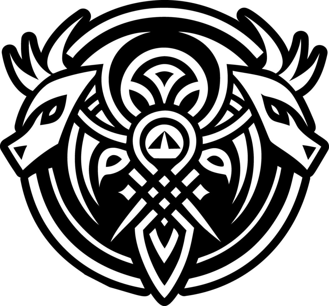 A filled style icon of lemures symbol vector