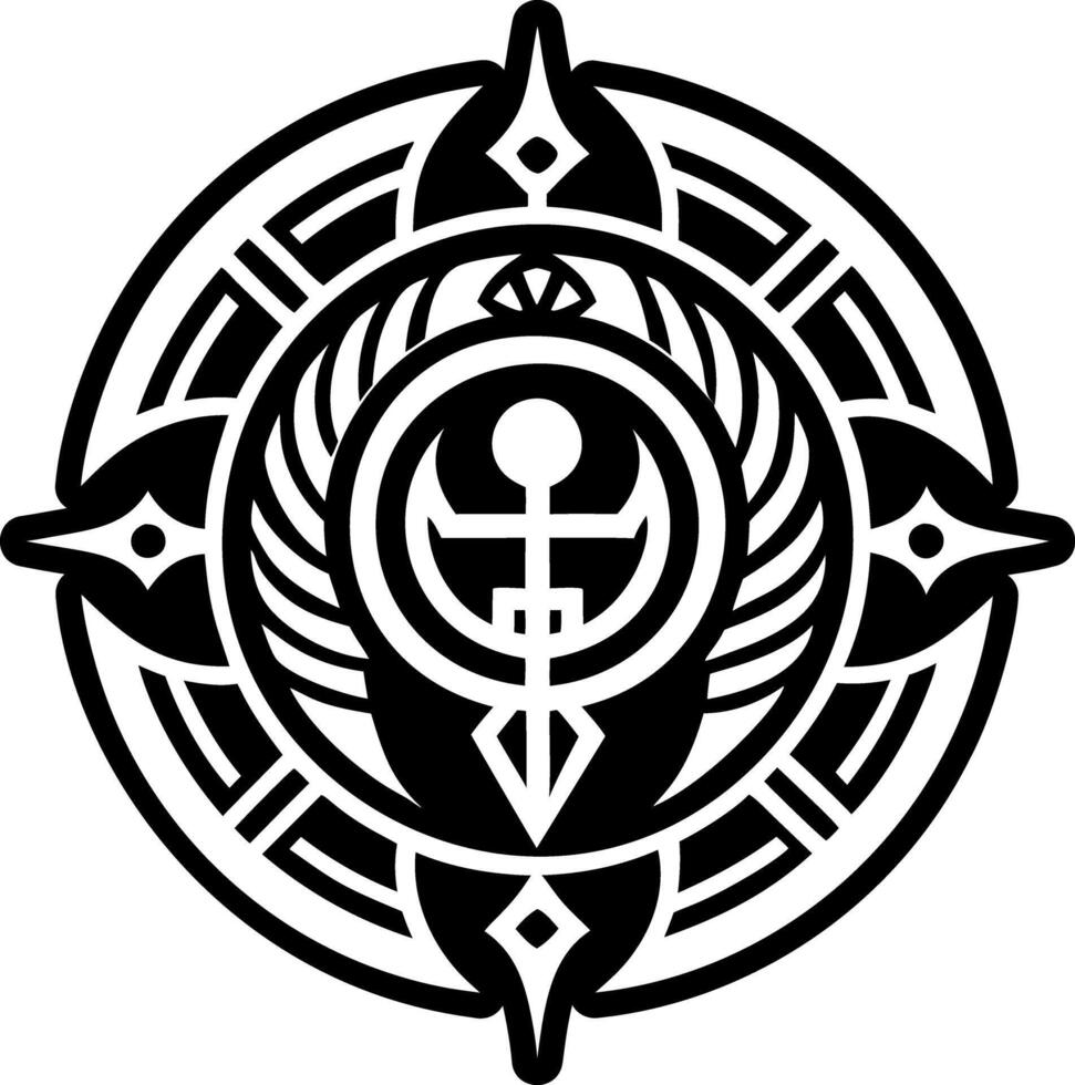 A solid style icon of mars symbol vector