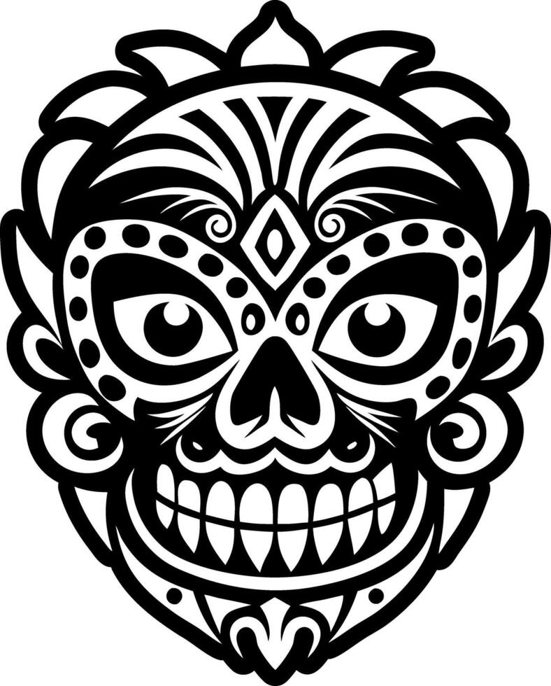 A solid style icon of muertos symbol vector