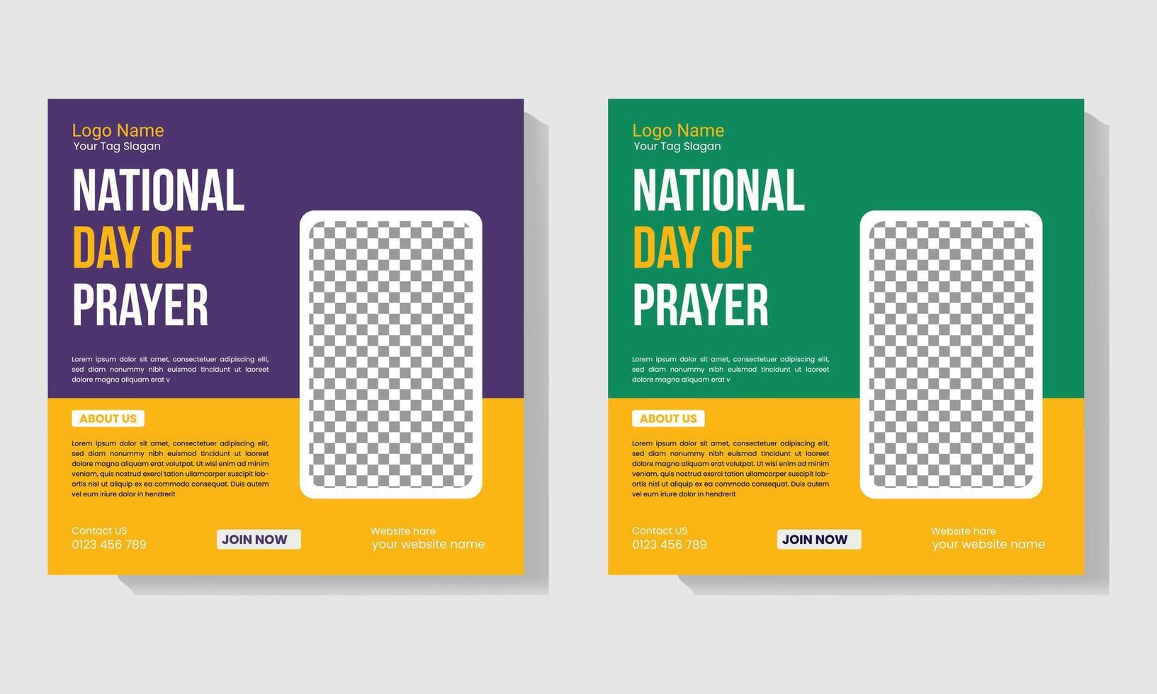 Prayers for National Day templet vector