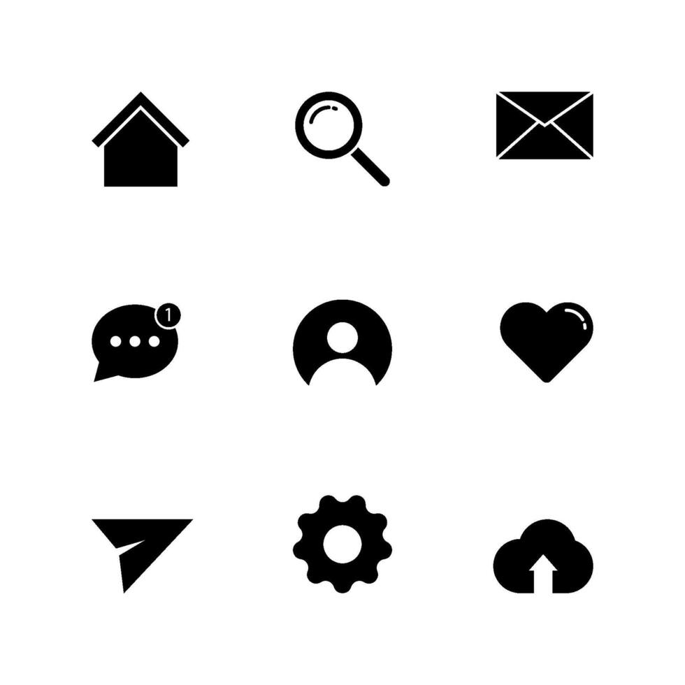 modern minimalist icon vector