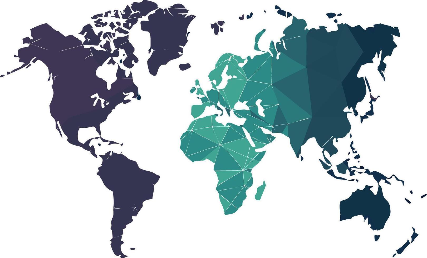 A world map vector