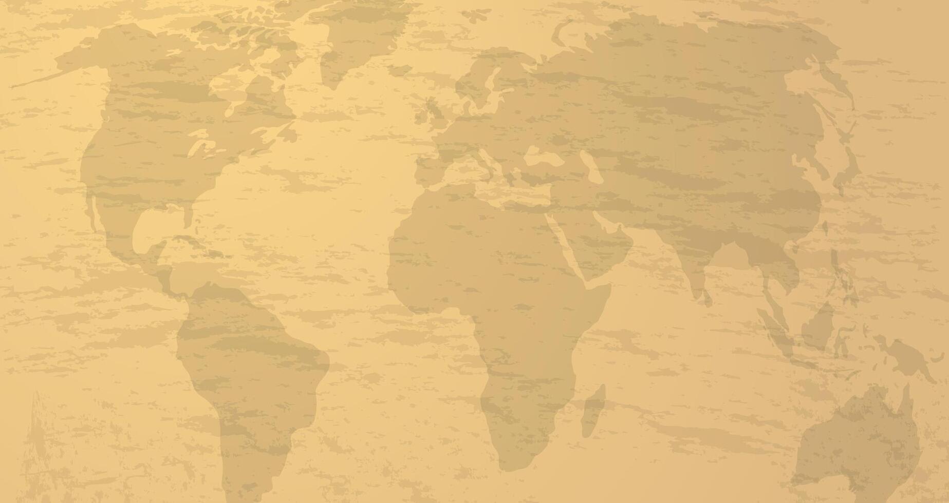 Vintage world map concept background design vector